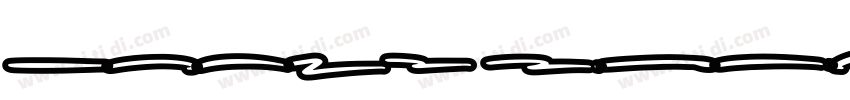 black street字体转换